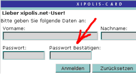 Passwort Bestätigen